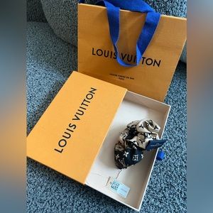 Louis Vuitton monogram scrunchie